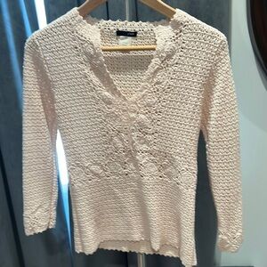 J. Crew crochet top